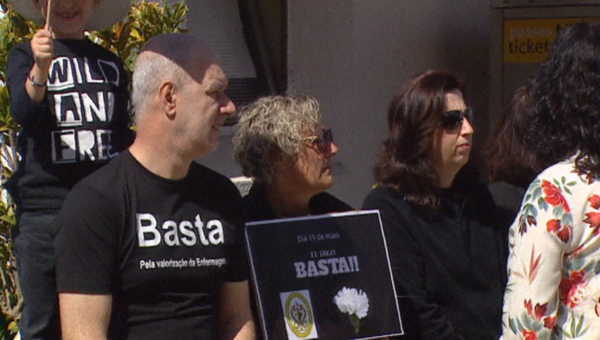 Manifestação de enfermeiros