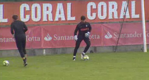 Futebol: treino do Marítimo