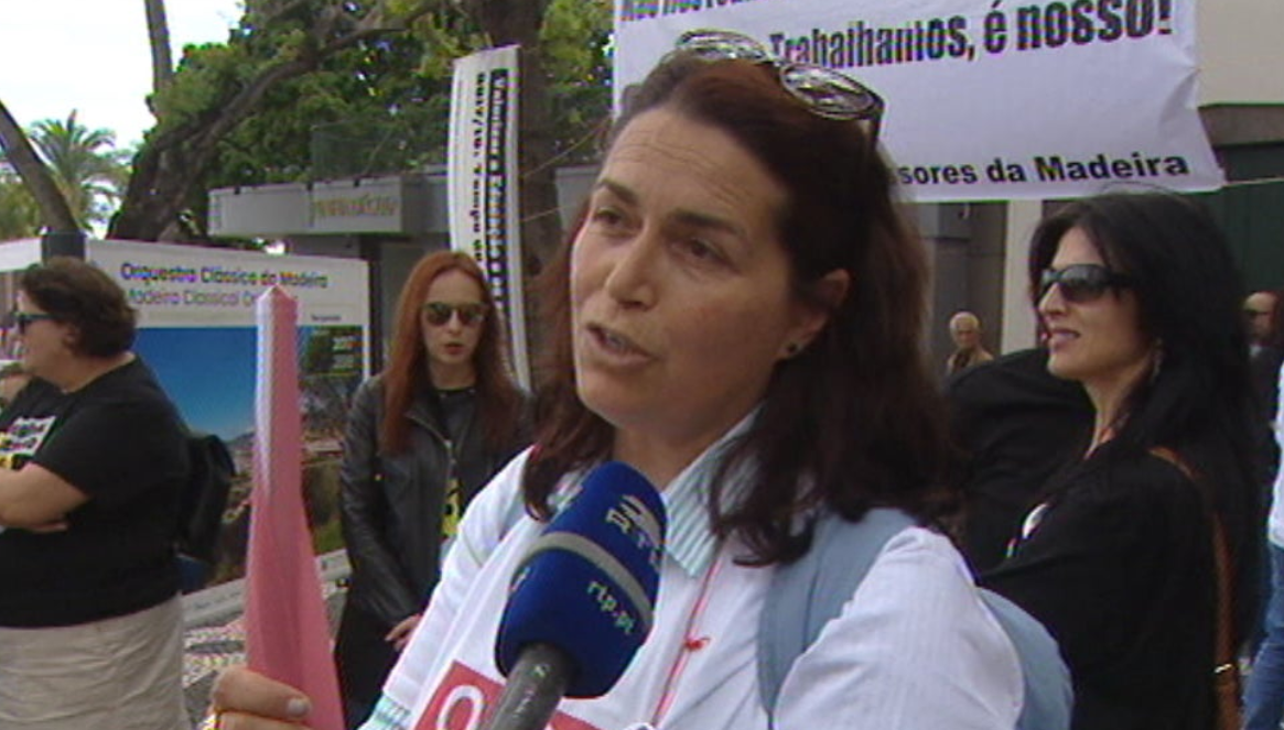 Manifestação de professores