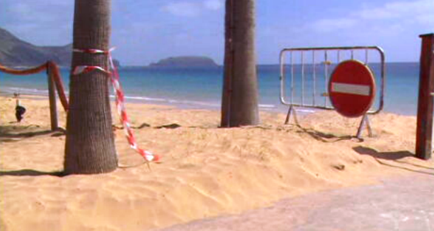 Mau tempo no Porto Santo