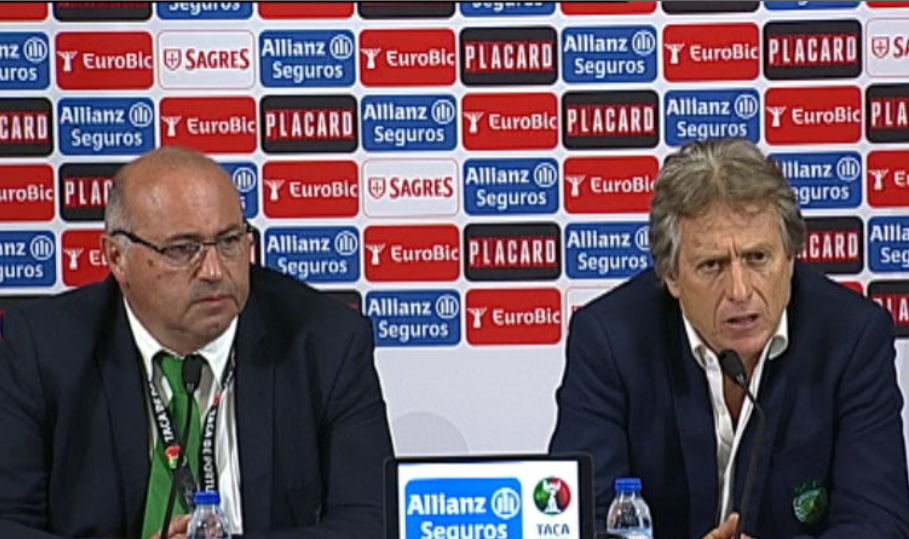 Conferência de imprensa de Jorge Jesus