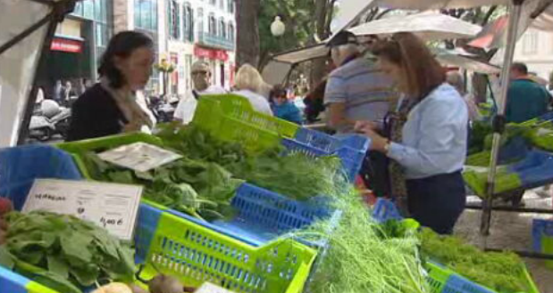 Mercado biológico no Funchal