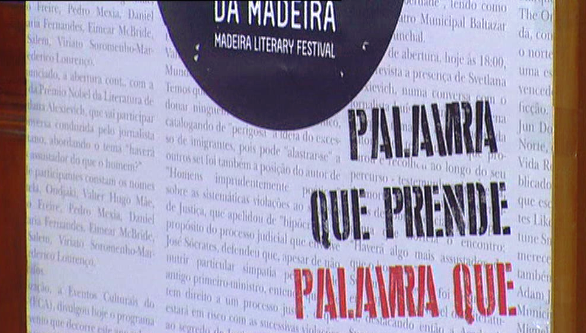 Sessão de abertura do VIII do Festival Literário da Madeira