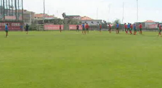 Futebol: treino do Marítimo