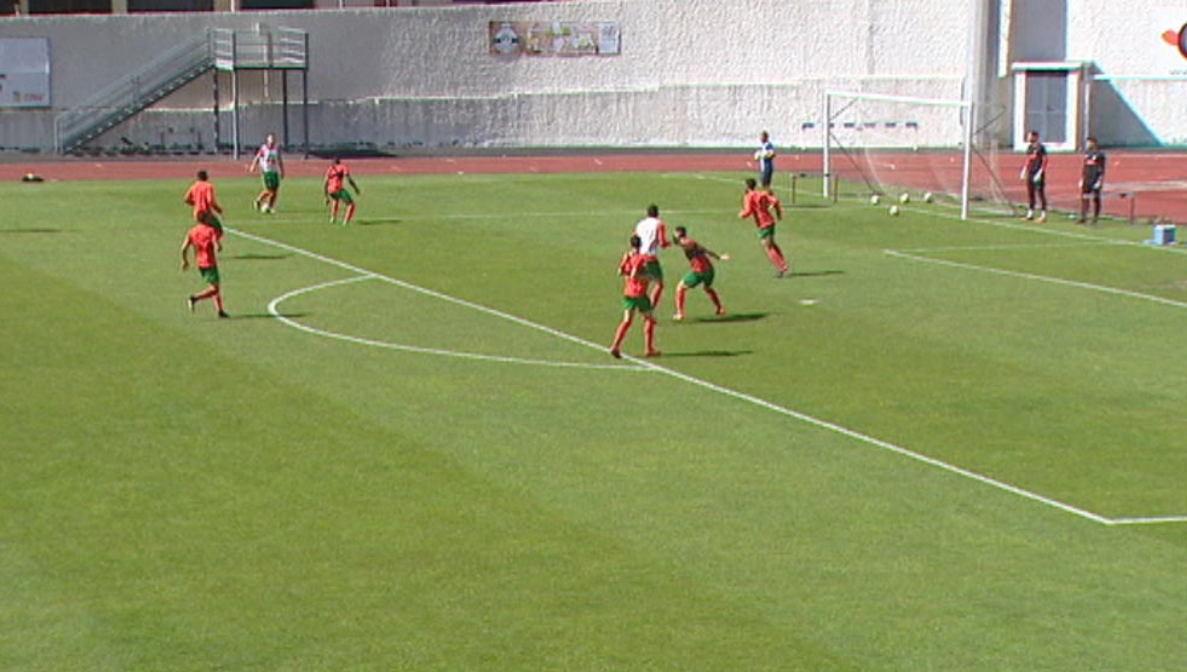 Futebol: treino da equipa do Clube Sport Marítimo