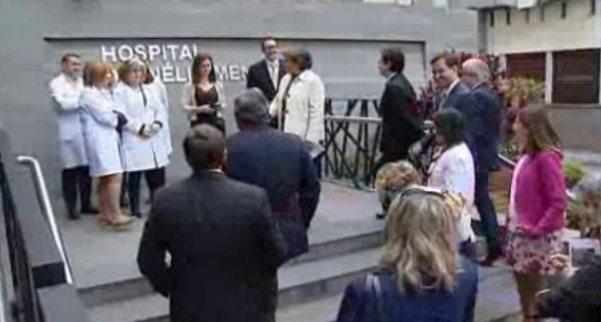 Visita ao hospital Nélio Mendonça