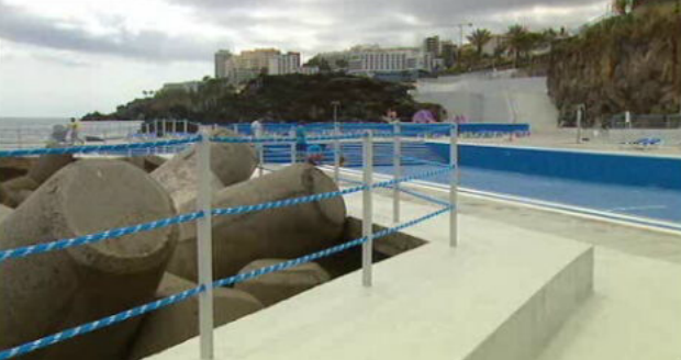 Obras no complexo balnear do Lido