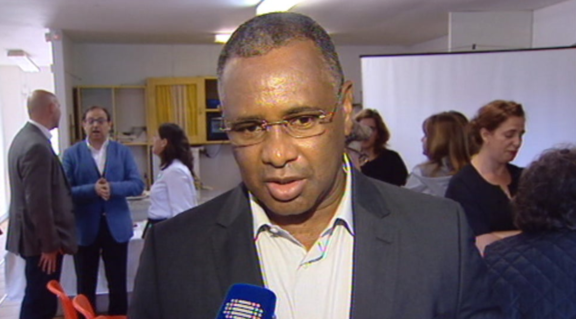 Visita do presidente da Câmara da Praia