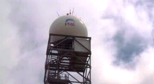 Radar meteorológico no Porto Santo