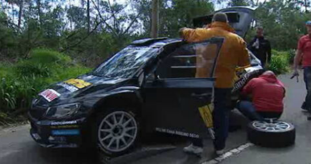 Alexandre Camacho testa Skoda Fabia R5