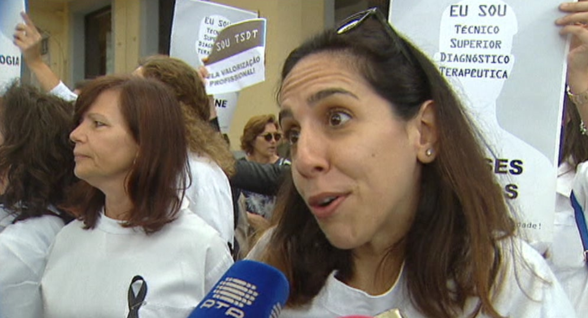 Manifestação de técnicos de diagnóstico e terapêutica