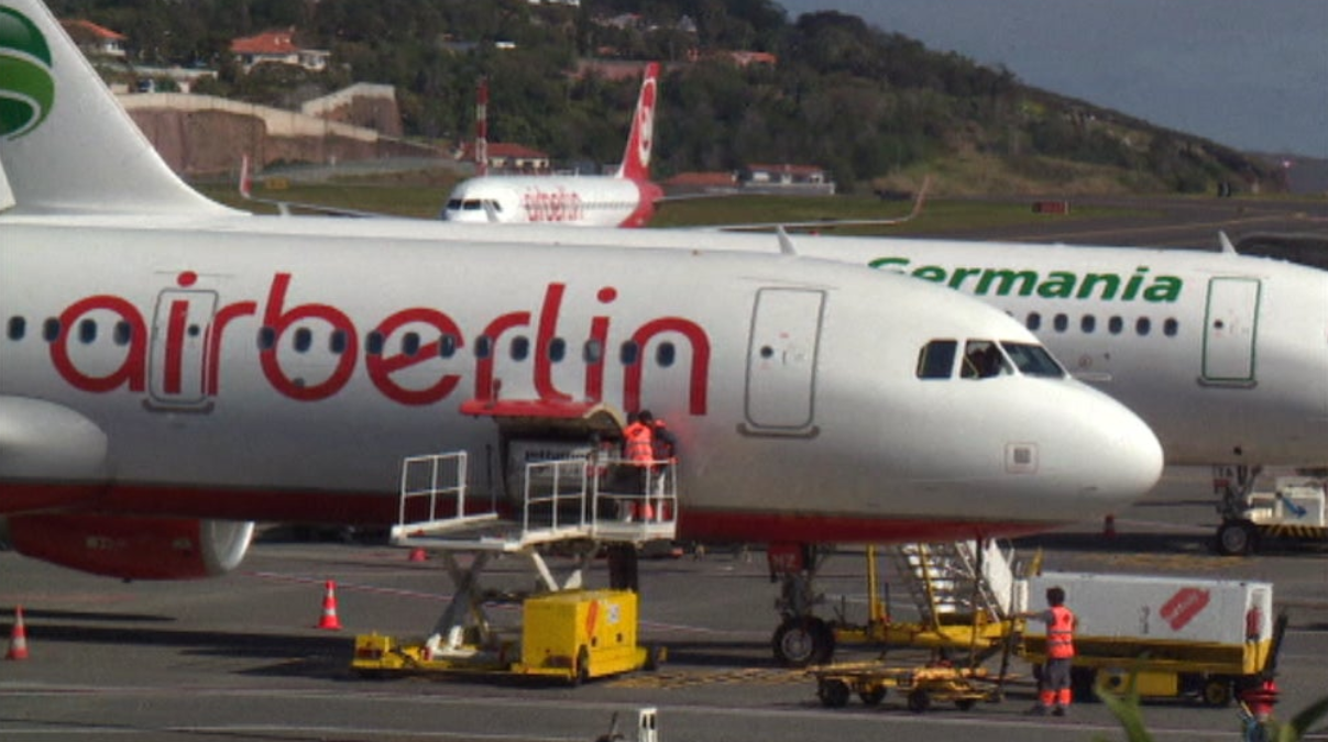 Vento no aeroporto da Madeira