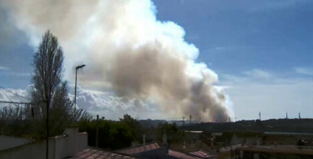 Incêndio em Setúbal