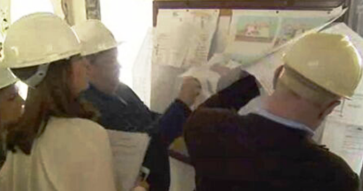 Rubina Leal visita obras na Boa Nova