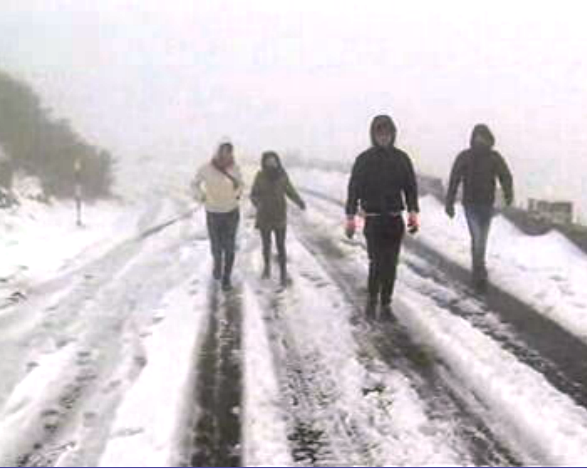 Neve no Pico do Areeiro