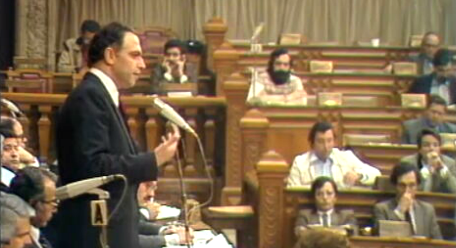 Plenário sobre a adesão de Portugal à CEE