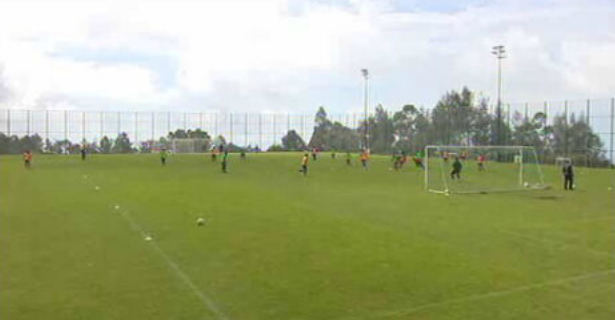 Futebol: treino do União da Madeira