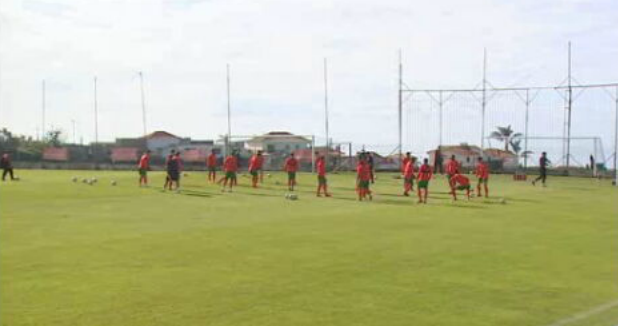 Futebol: treino do Marítimo