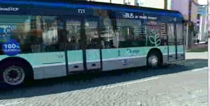 Autocarro elétrico do STCP