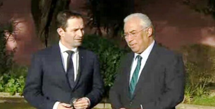 Benoit Hamon em Lisboa