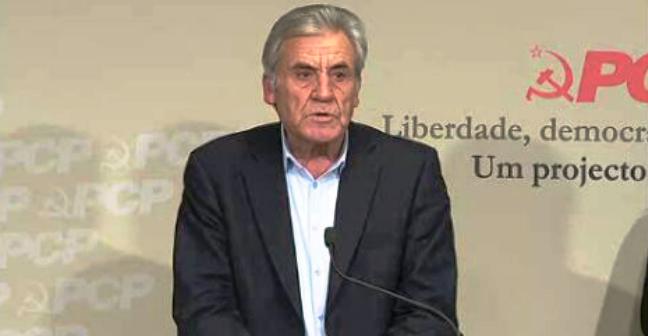 Conferência de imprensa de Jerónimo de Sousa