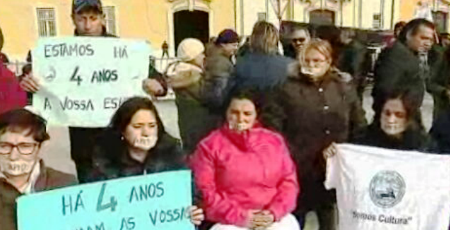 Protesto dos empresários de diversão