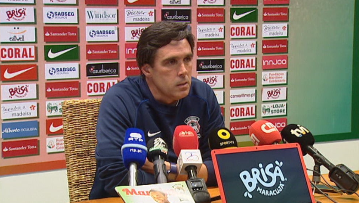 Futebol: treino do Marítimo