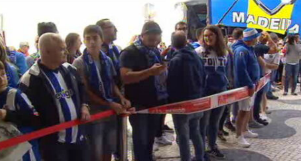 Chegada do FC Porto à Madeira