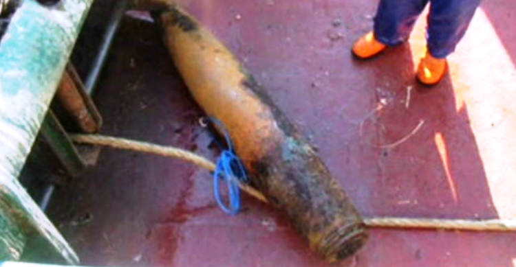 Bomba ao largo da Nazaré