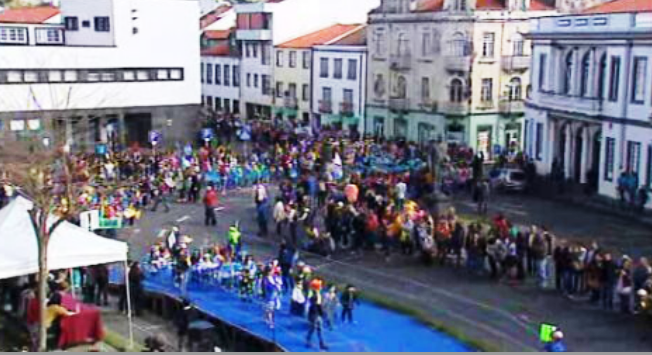 Desfile de Carnaval no Faial