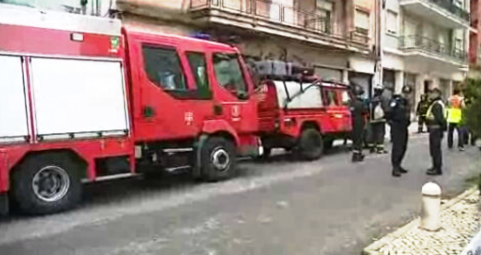 Deslizamento de terras em Lisboa