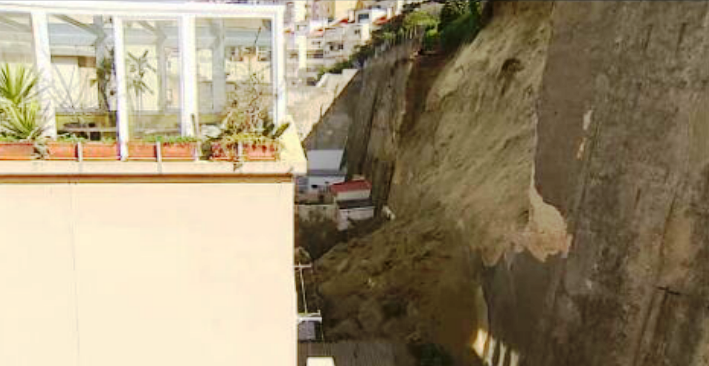 Deslizamento de terras em Lisboa