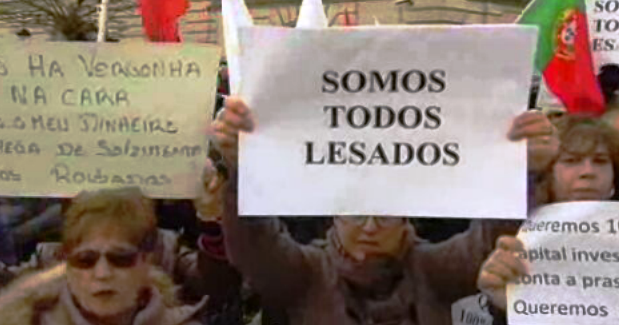 Manifestação dos lesados do BES