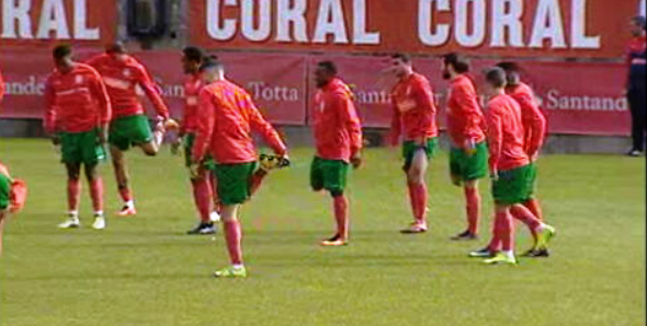 Futebol: treino do Marítimo