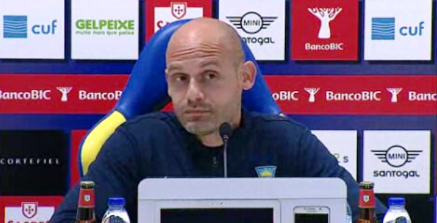 Futebol: conferência de imprensa de Pedro Carmona