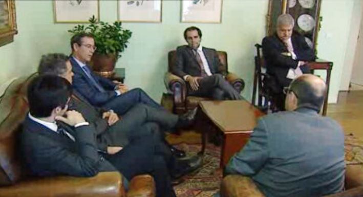Reunião entre Miguel Albuquerque e Miguel Guimarães