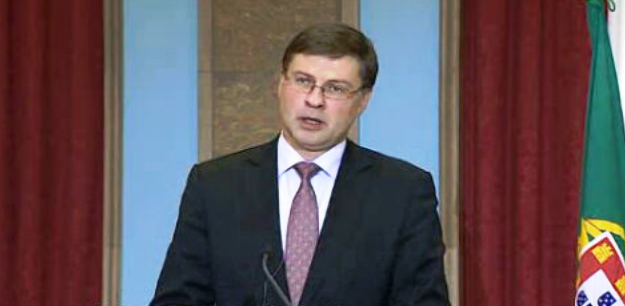 Visita de Vladis Dombrovskis a Lisboa