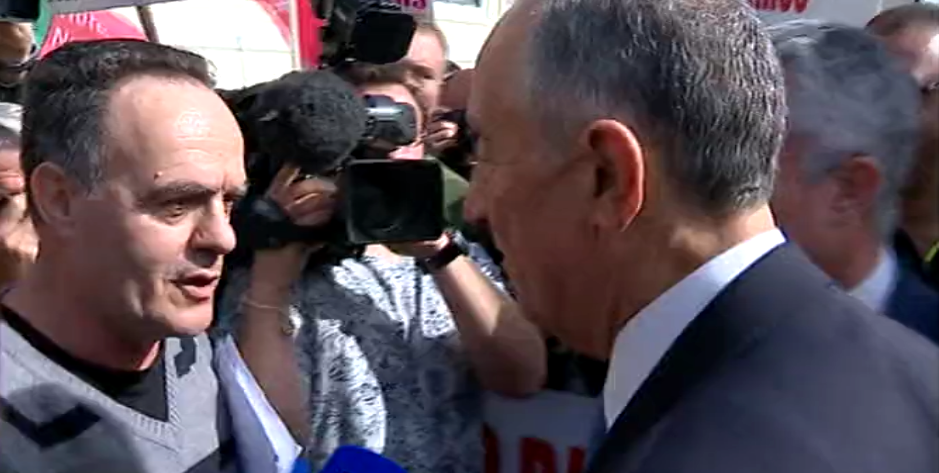 Manifestação dos trabalhadores do Casino da Póvoa