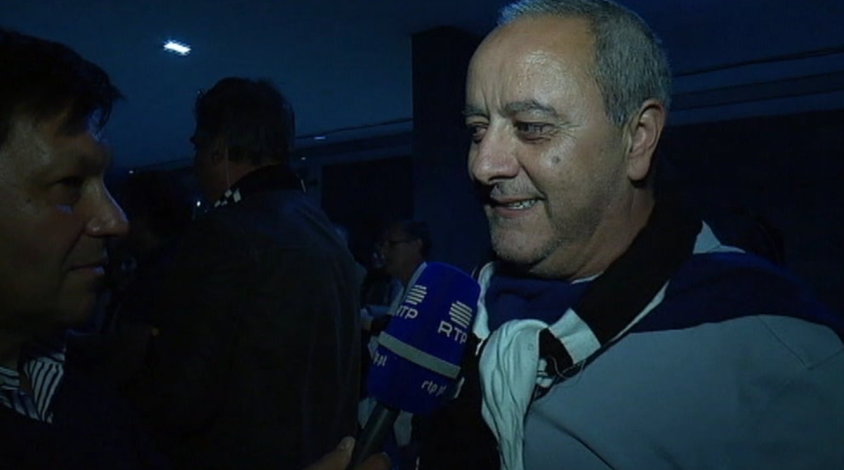 Futebol: chegada da equipa do Nacional