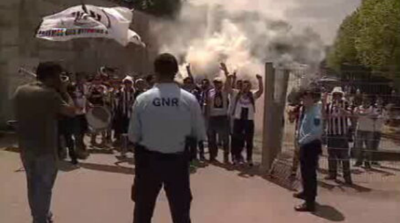 Futebol: festa do Nacional