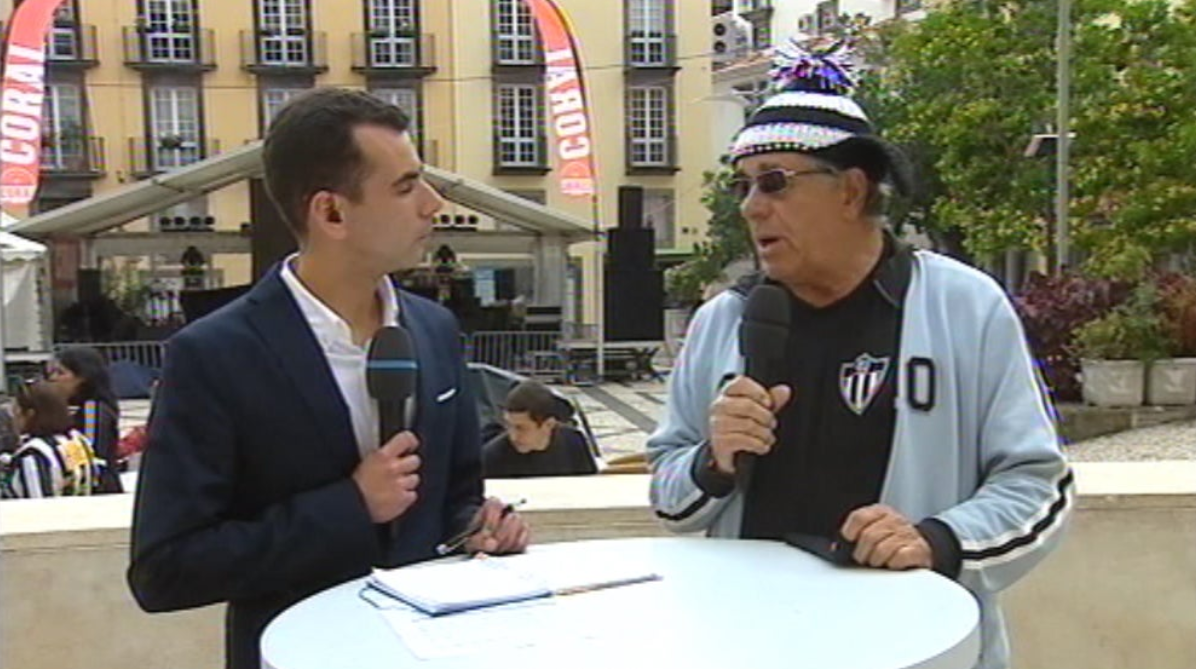 Futebol: festa dos adeptos do Nacional