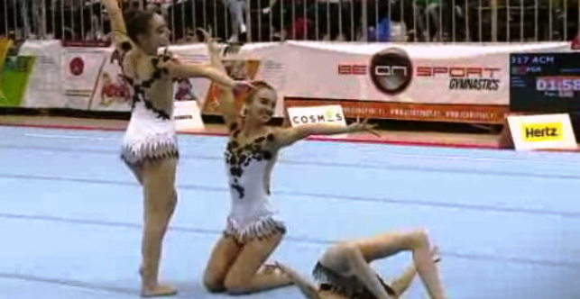 Competição de Ginástica Acrobática