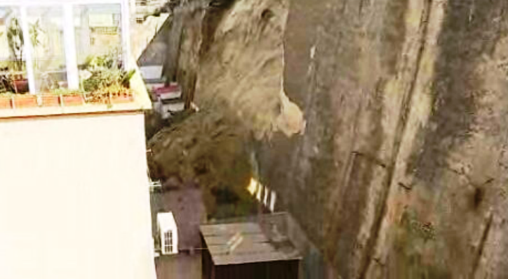 Deslizamento de terras em Lisboa