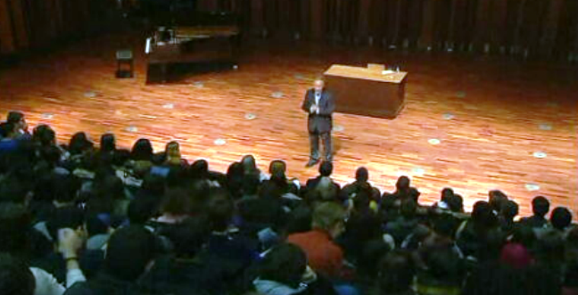 Aula de Marcelo Rebelo de Sousa