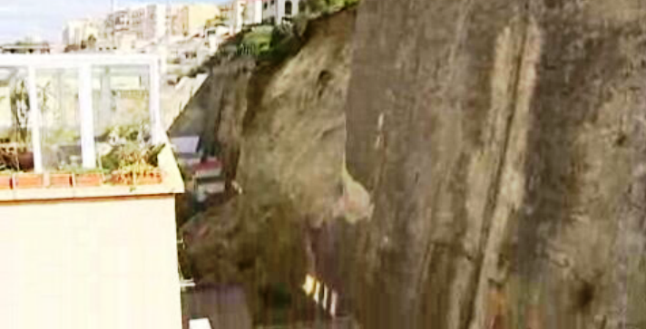 Deslizamento de terras em Lisboa