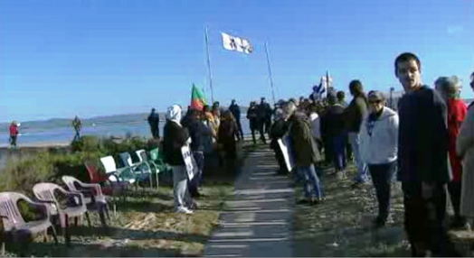Protestos na Ria Formosa
