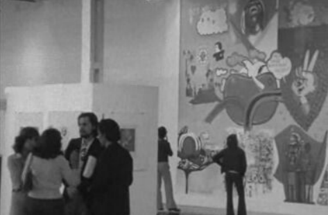 Painel Colectivo e exposição de Leal da Câmara