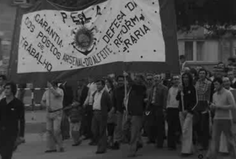 Manifestação de trabalhadores
