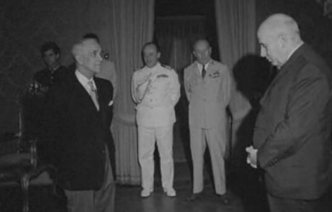 Américo Tomás recebe José Luís Archer