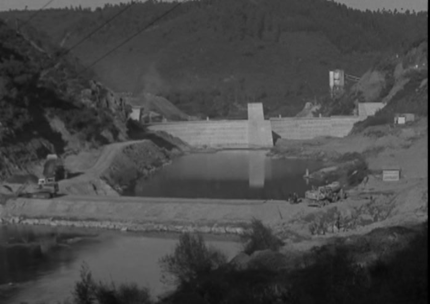 Construção da Barragem da Aguieira